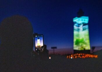 Sensommermagi ved Rubjerg Knude Fyr . Foto (arkiv): PixlArt.