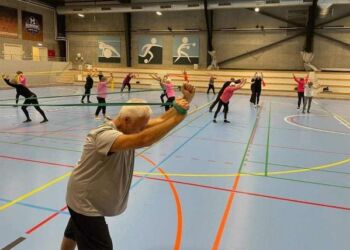 Hiv og sving. Foto: Mette Brath.