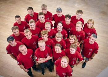 Skillslandsholdet kæmper for guld til Danmark ved EuroSkills 2023 i Gdansk, Polen. Foto: Skills Denmark.