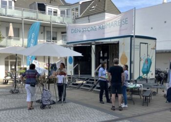 Hjørring Kommunes klimavogn rejser meget rundt. Foto. Palle W. Nielsen