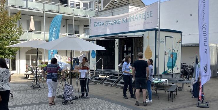 Hjørring Kommunes klimavogn rejser meget rundt. Foto. Palle W. Nielsen