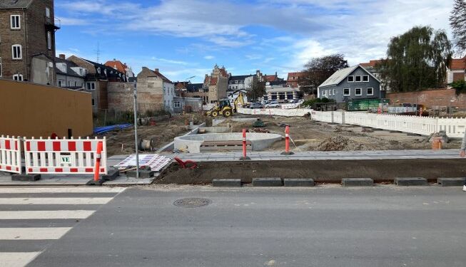 Arbejdet på Mammutpladsen skrider planmæssigt frem. Foto: Palle W. Nielsen