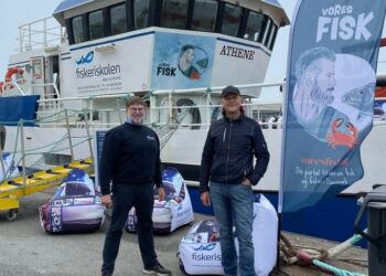 Fiskeriskolens fartøj Athene. Foto: Vores Fisk.