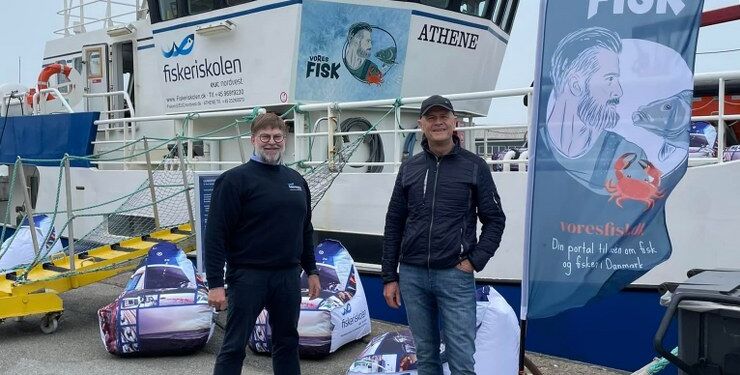 Fiskeriskolens fartøj Athene. Foto: Vores Fisk.