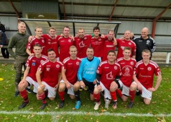 BTI's oprykkere efter sejren over Sindal. Privatfoto