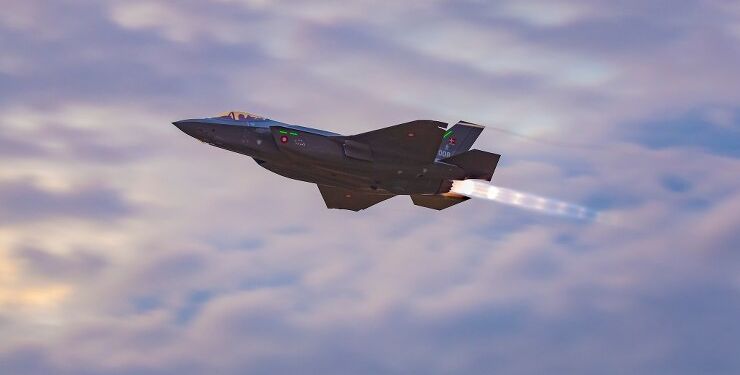 Flyvevåbnets nye kampfly F35.