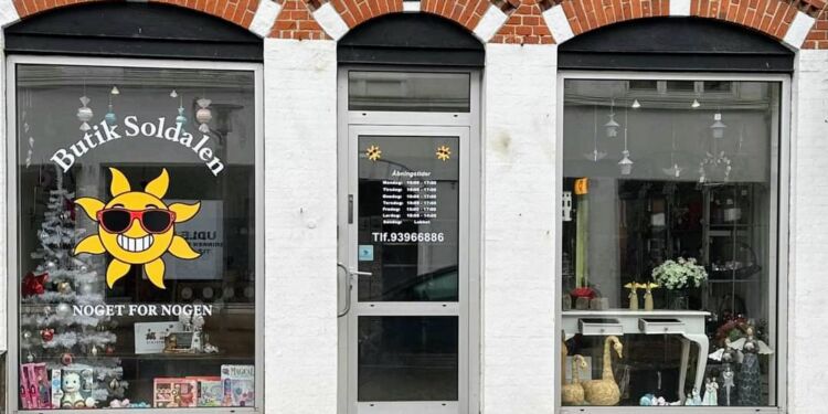 Ny butik i Sindal åbner lørdag den 28. oktober. Privatfoto.
