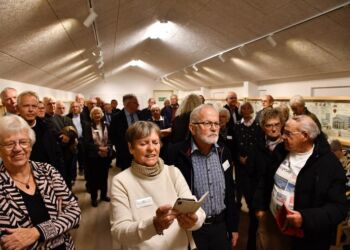Masser af gæster ved et tidligere arrangement i Håndværkernes Hus. Foto: Bent Vanggaard.