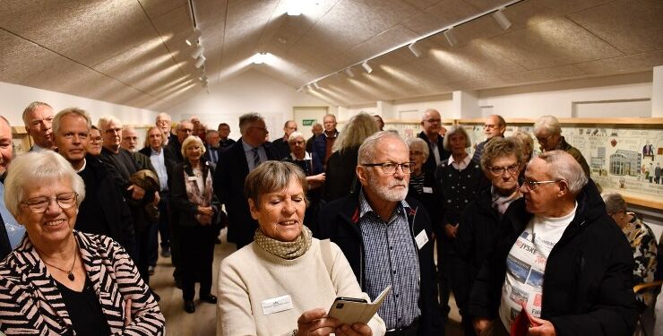 Masser af gæster ved et tidligere arrangement i Håndværkernes Hus. Foto: Bent Vanggaard.