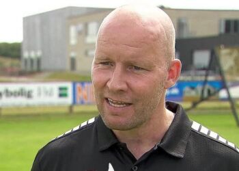 Træner Henrik Pedersen. Foto: TV2 Nord.