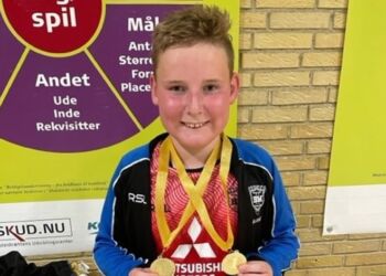 Badmintontalentet Kristoffer Helenius Thomsen. Foto: Rene Thomsen.