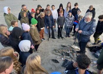 Anders Østerby er en enestående formidler hos Skoletjenesten ved Nordsøen Oceanarium. Foto: Niels Skipper.