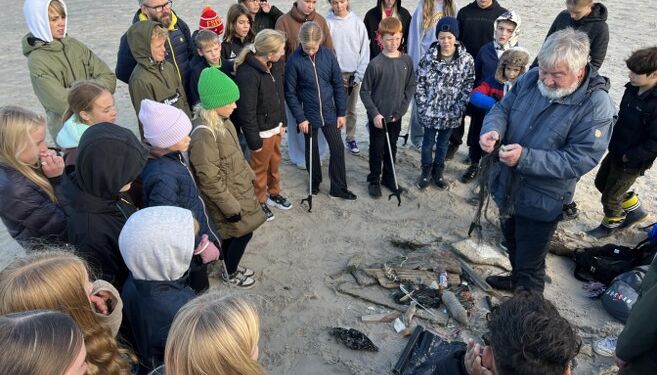 Anders Østerby er en enestående formidler hos Skoletjenesten ved Nordsøen Oceanarium. Foto: Niels Skipper.
