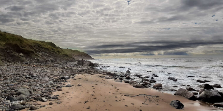 Husmoderstranden nedenfor Leret ved Hirtshals. Foto: Henrik Woodpek.