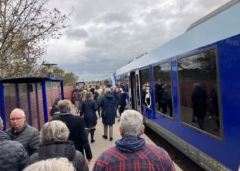Nordjyske Jernbaner i Hirtshals. Arkivfoto: Palle W. Nielsen