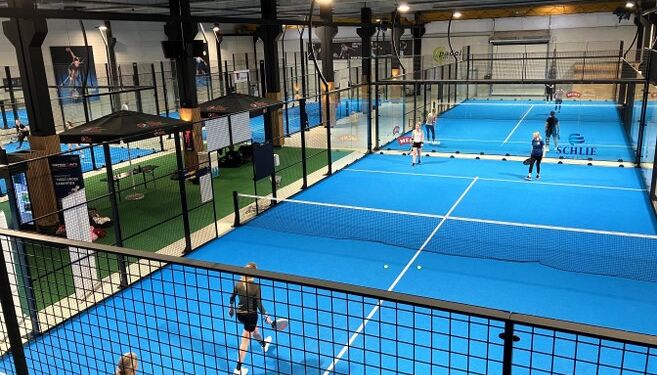 Åbningen af en ekstra hal i centeret hos Padel Club Hjørring på Frederikshavnsvej har været undervejs i det meste af 2023. 
Arkivfoto: Palle W. Nielsen