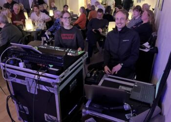 Duoen Bambi Lys og Funky Sound spiller godt. Foto: Palle W. Nielsen