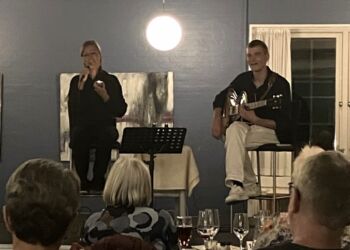 Maria Montell og Pelle Von Bülow på Restaurant Tannishus i Tversted. Foto: Palle W. Nielsen