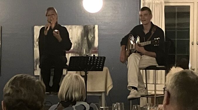 Maria Montell og Pelle Von Bülow på Restaurant Tannishus i Tversted. Foto: Palle W. Nielsen
