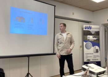 Lokale VVS-virksomheder stillede op og besvarede spørgsmål til arrangementet i Mygdal Kultur- og Forsamlingshus. Privatfoto