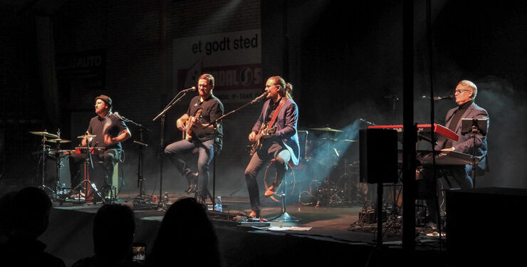 Version 1.0 giver et brag af en koncert i Sindal Hallerne den 9. februar 2024. Arkivfoto.
