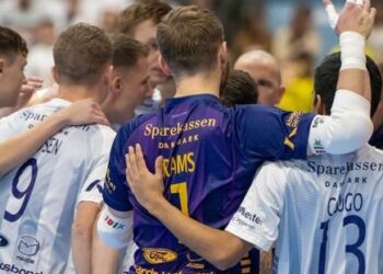 Sejrsglæde hos Hjørring Futsal Klub. Foto: Jacob Strandeng.