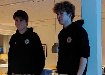 De to friske Hirtshalsdrenge Thomas og Morten.