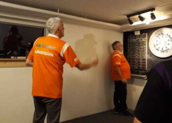 Steen Andersen i aktion for Nordpilen. Foto: Arkiv.