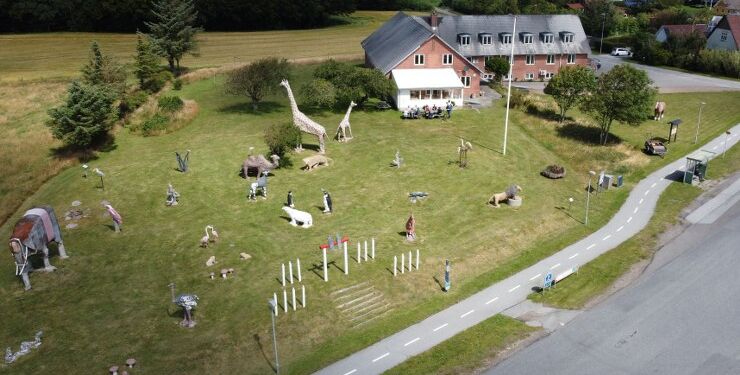 Peterspladsen i Bjergby. Foto: Arkiv.