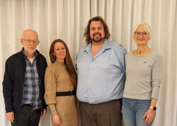 Bjarke Langkjær, Anja Toft Rosenlund, Benjamin Lannerö og Bente Hyttel. Foto: Hjørring Sommerspil.