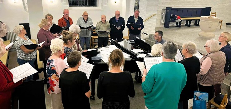 Kirkens Voksenkor i Hirtshals.