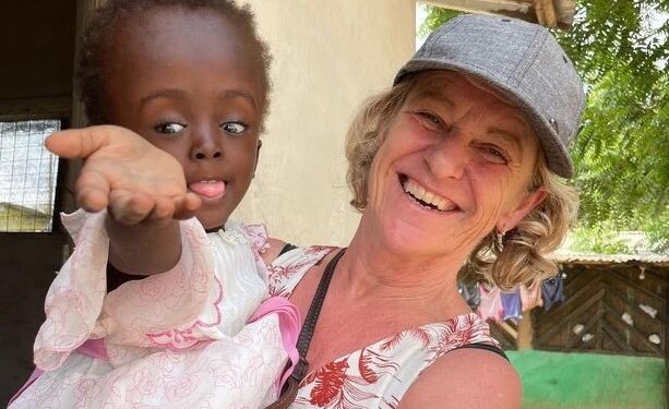 Lisbet Hansen står bag Fru Hansens Plan, der laver et fantastisk hjælpearbejde i Ghana. Privatfoto.