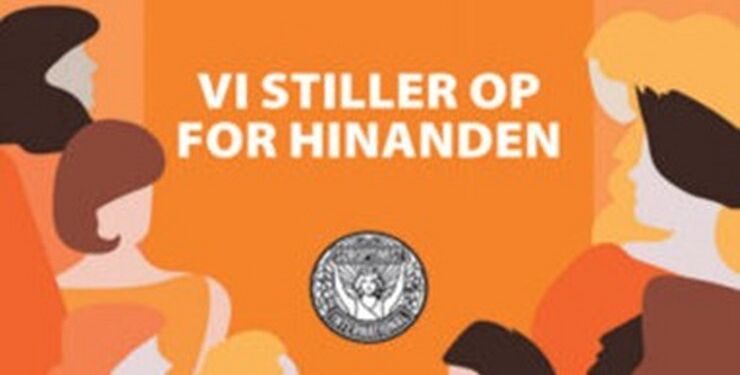 Den orange farve symboliserer en lysere fremtid for kvinder, der har været udsat for vold.