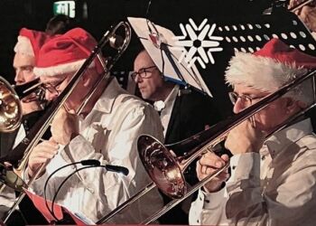 Sæby Big Band spiller julen ind med jazz. Privatfoto