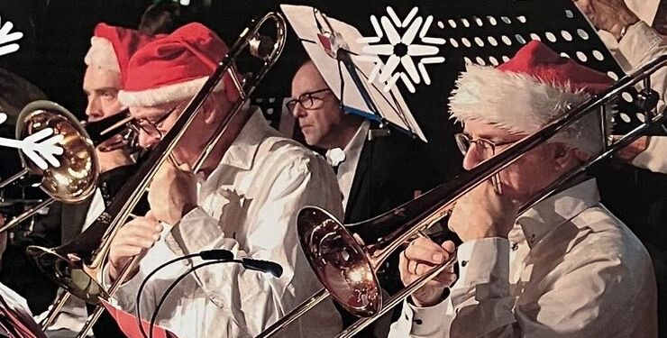 Sæby Big Band spiller julen ind med jazz. Privatfoto