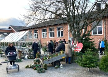 Julen nærmer sig også Tversted Skole. Arkivfoto: Palle W. Nielsen