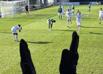 Vanter eller handsker er nok en god idé til søndagens hjemmekamp på Nord Energi Arena. Arkivfoto: Palle W. Nielsen