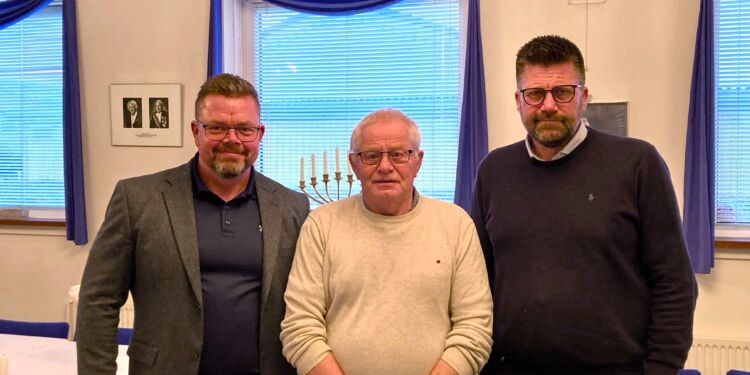 Søren Møller Christiansen, Knud Tage Petersen og Thomas Brown. Foto: Privat.