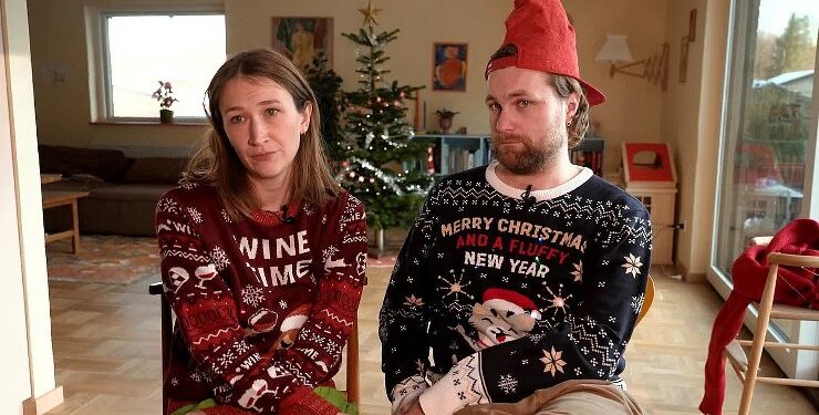 Det er hårdt at holde jul.
Foto: TV2 Nord.