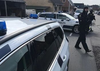 010417 kampklædt politi hjørring jerslev
Foto: Per Frank Paulsen / TV2 Nord.