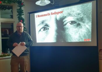 Museumsinspektør Jens Christian Hansen fra Vendsyssel Historiske Museum holder foredrag om Rommels besøg i Nordjylland og Hirtshals.