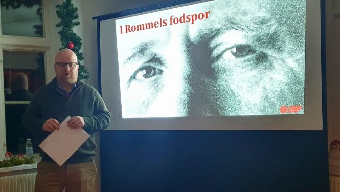 Museumsinspektør Jens Christian Hansen fra Vendsyssel Historiske Museum holder foredrag om Rommels besøg i Nordjylland og Hirtshals.