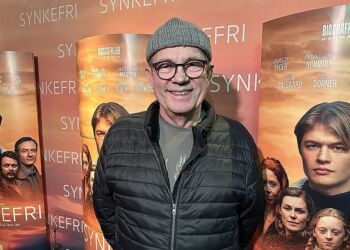 Per Thrane var underholdt af filmen ''Synkefri''. Foto: TV2 Nord.