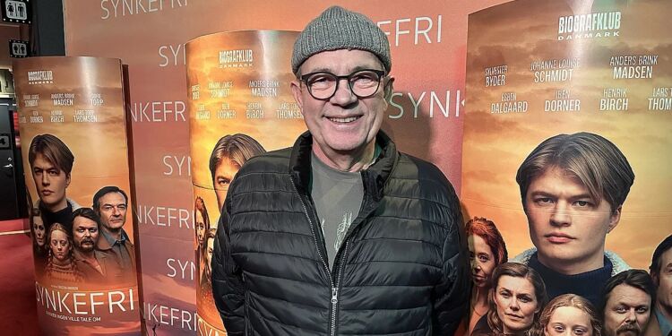 Per Thrane var underholdt af filmen ''Synkefri''. Foto: TV2 Nord.