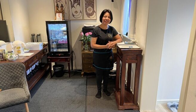 Indehaver Chanunshida Kliking i klinikken Thaisima Fysiurgisk Thai Massage & Spa