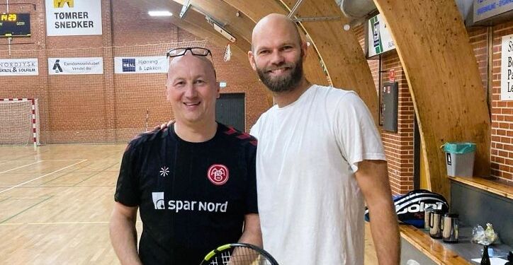 Heinrich Sigsgaard og Martin Jepsen blev vindere af Twonby Jule Open 2023. Foto: Emil Lyn Andersen.