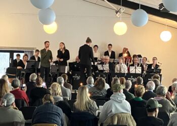 Sæby Big Band på Klitgårdens scene i Tversted den 3. december 2013. Foto: Palle W. Nielsen