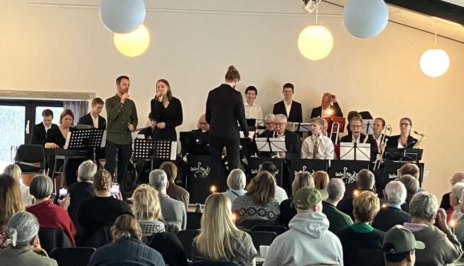 Sæby Big Band på Klitgårdens scene i Tversted den 3. december 2013. Foto: Palle W. Nielsen
