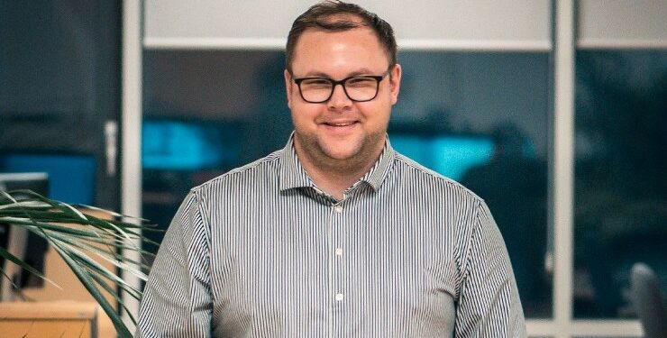 Børneudviklingstræner Tobias Ørtoft fra Gagterp IF. Foto: Business Hjørring.