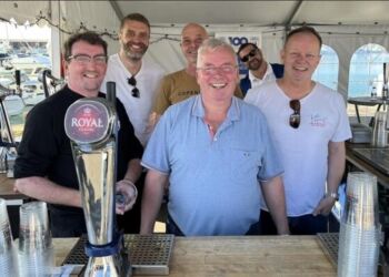 Medlemmer fra Boldklubbens Venner, der altid trofast stiller op til arrangementer i Hirtshals, hvilket naturligvis også gælder Naturmødet. Foto (arkiv): Privat.